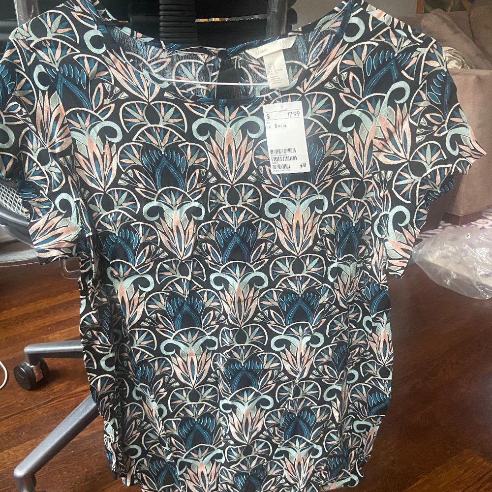 H&M Mama New Floral Shirt